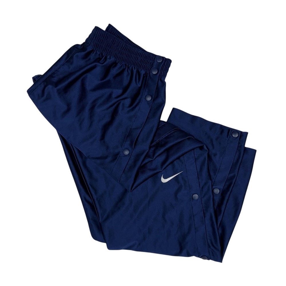 Vintage Nike Pants Mens XL Blue Snap Button Tear Break Away Dazzle Basketball - Picture 13 of 13